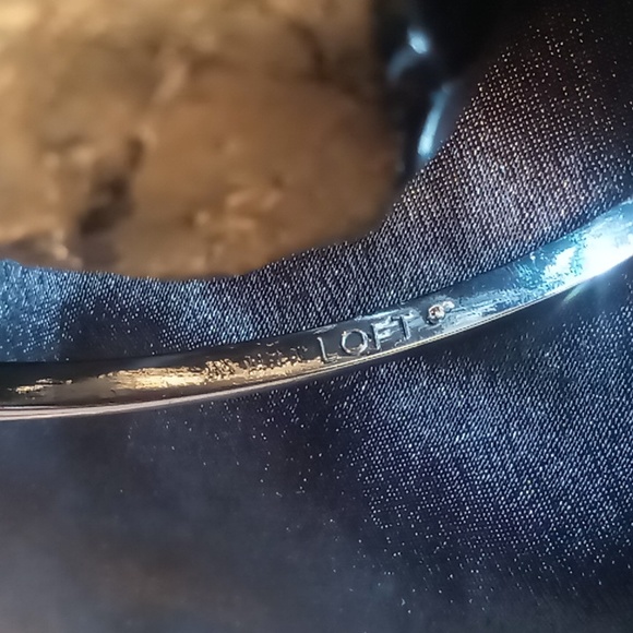 Loft studed and crystals bangle bracelet 7.5 nwot - Picture 3 of 5